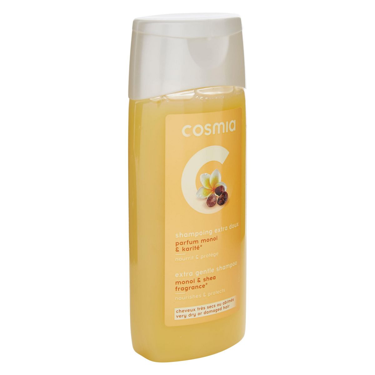 COSMIA Shampooing extra doux parfum monoï et karité 250ml
