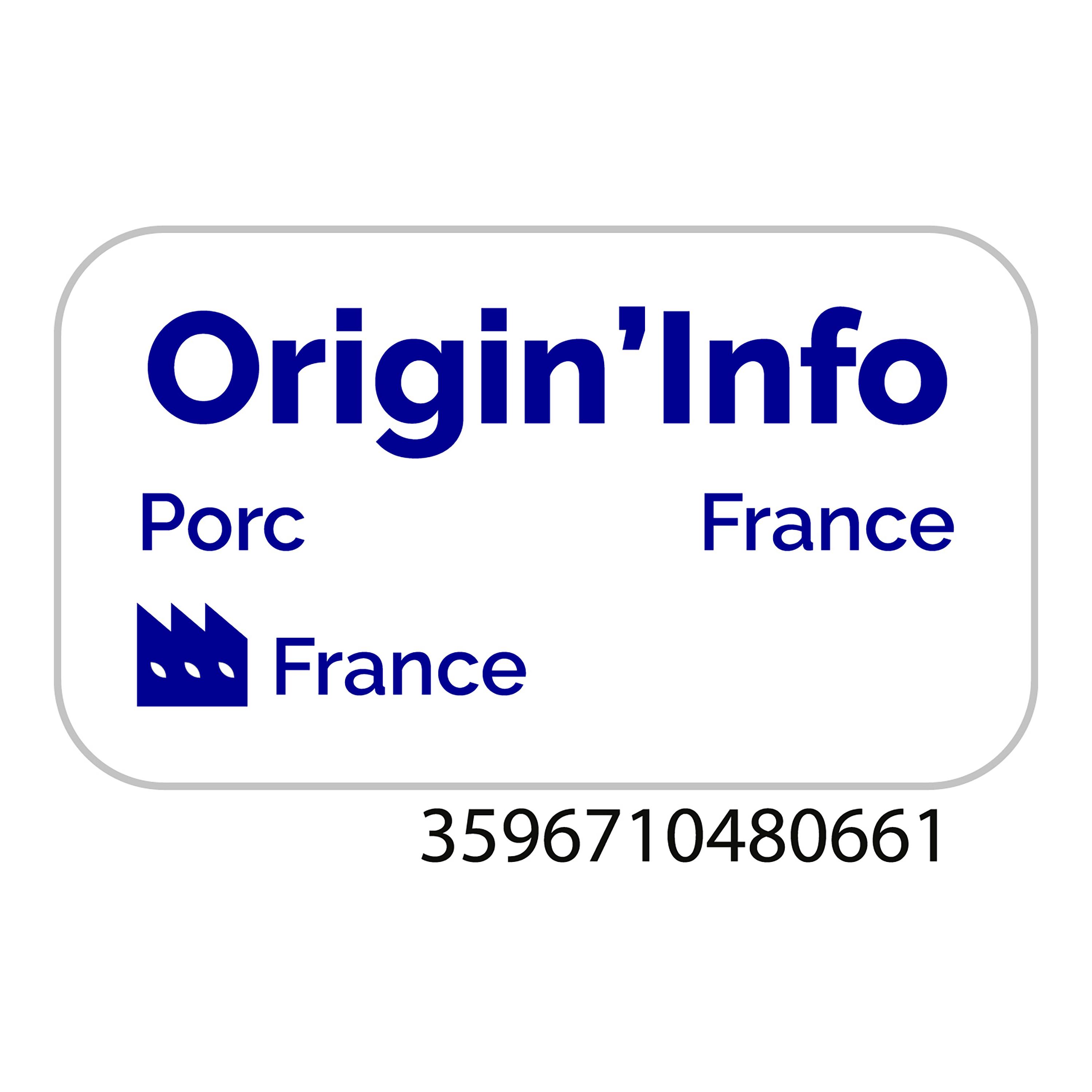Voir la diapositive 2 : AUCHAN Rôti de porc 4 tranches 140g