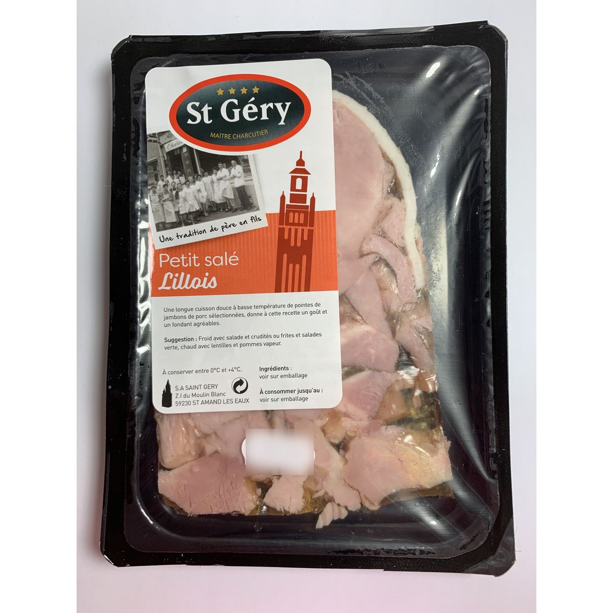 ST GERY Petit salé Lillois 120g