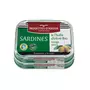 LES MOUETTES D'ARVOR Sardines à l'huile d'olive bio vierge extra 2x115g