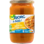 BJORG Mijoté de carottes butternut et curcuma bio 630g