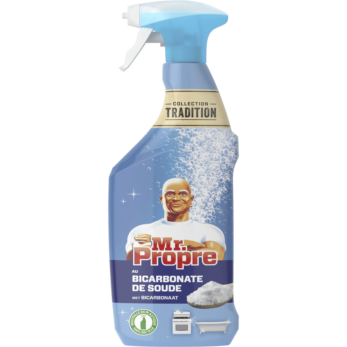 MR.PROPRE Spray nettoyant cuisine salle de bain bicarbonate de soude 750ml