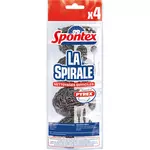 SPONTEX Eponge la spirale 4 éponges