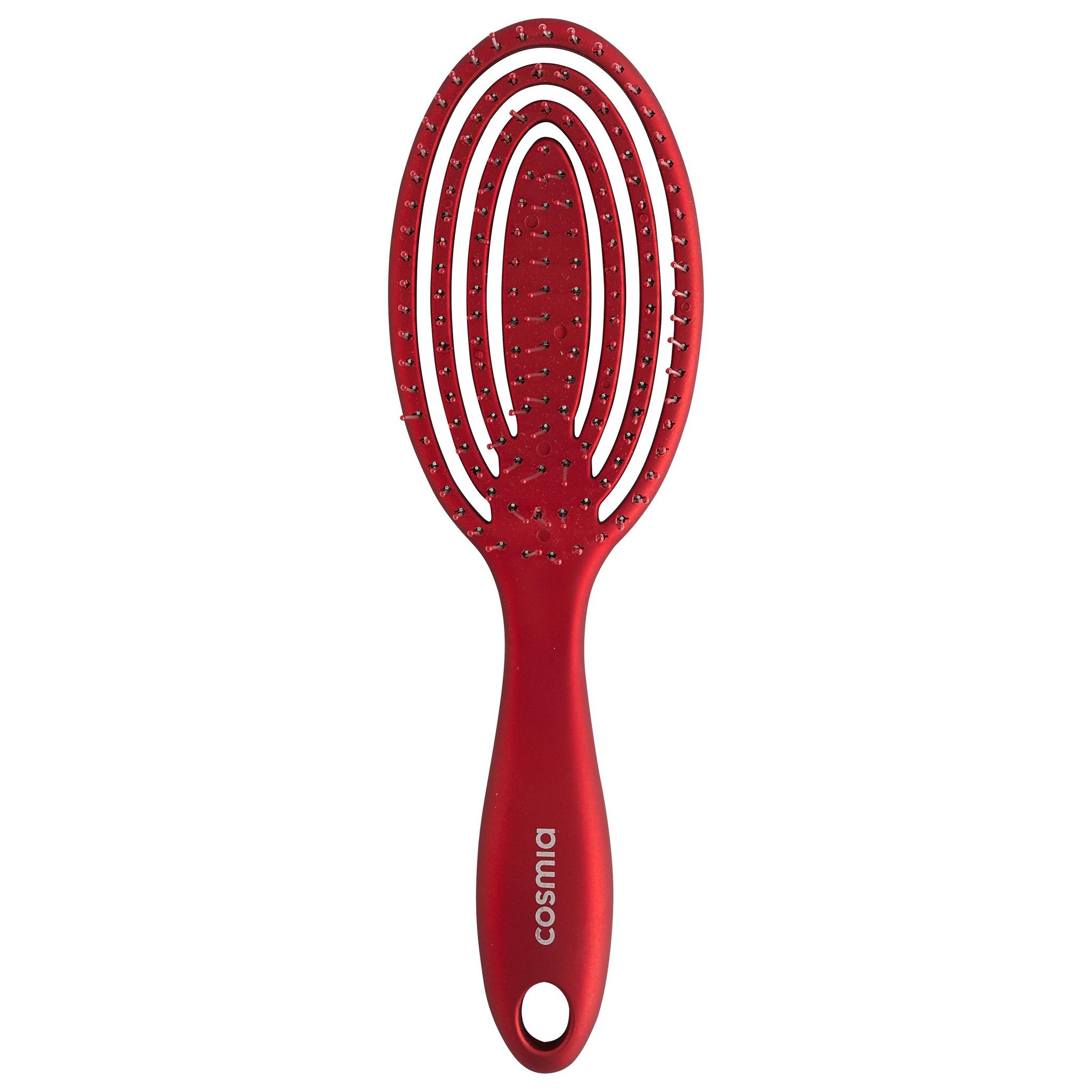 Voir la diapositive 2 : COSMIA Brosse à cheveux ultra flexible cheveux mouillés 1 brosse