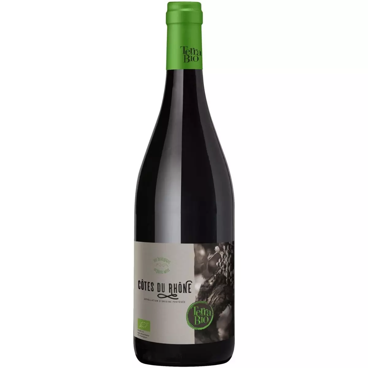 Vin rouge Côtes du Rhône Terra Bio 13% 75cl