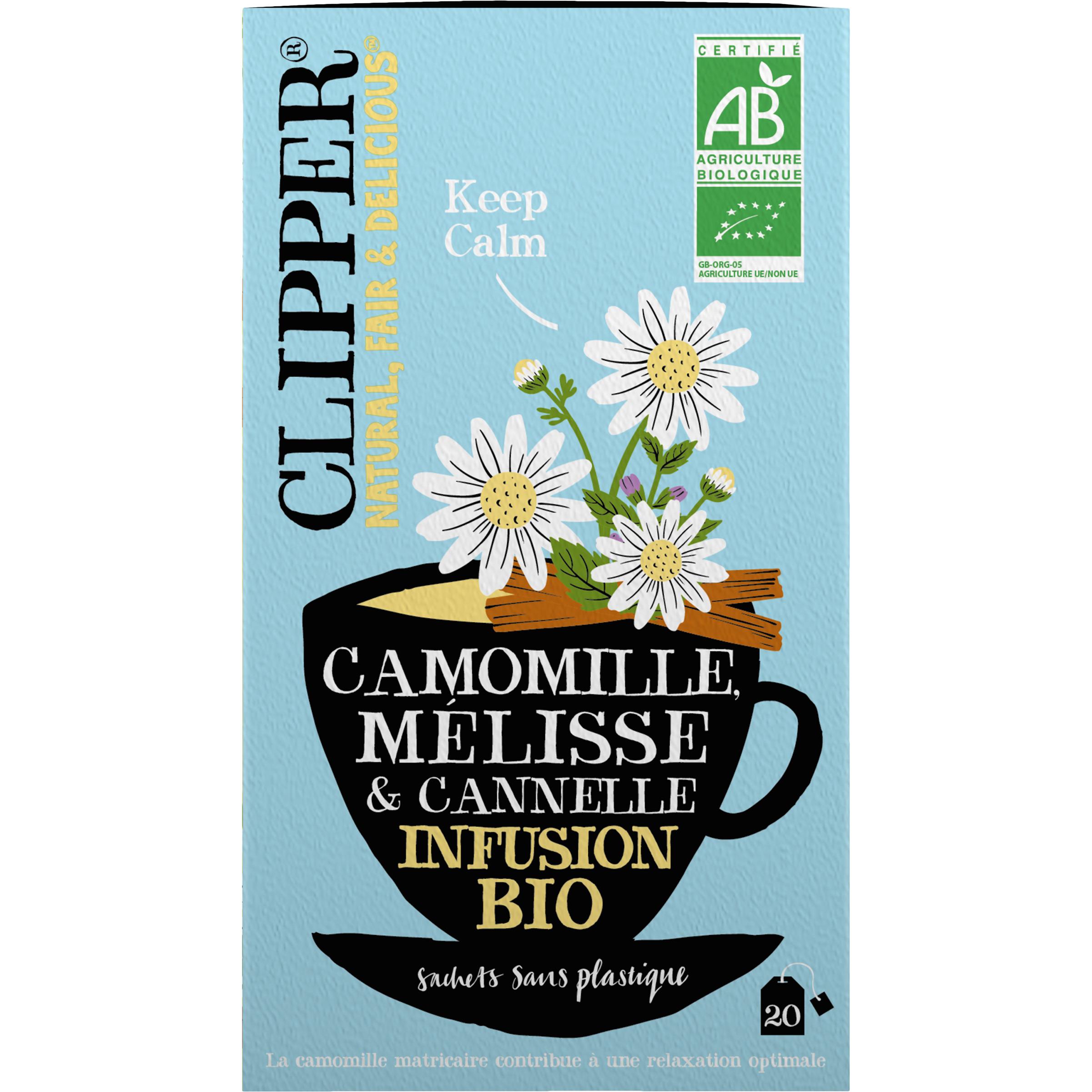 Voir la diapositive 2 : CLIPPER Infusion bio Keep Calm 20 sachets 35g