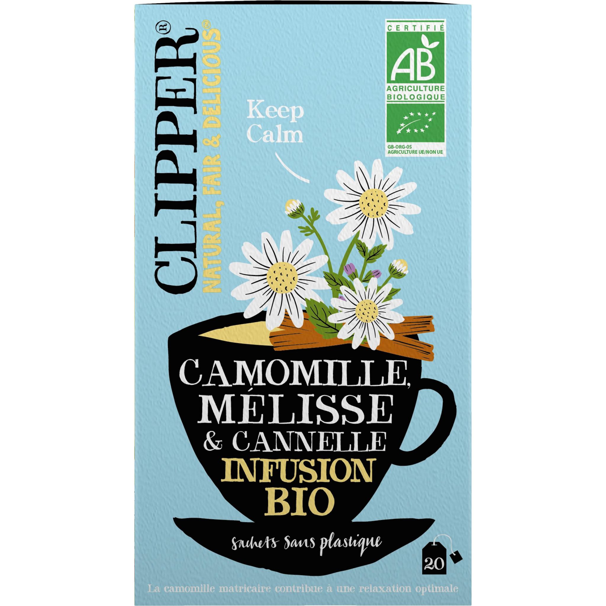Voir la diapositive 2 : CLIPPER Infusion bio Keep Calm 20 sachets 35g