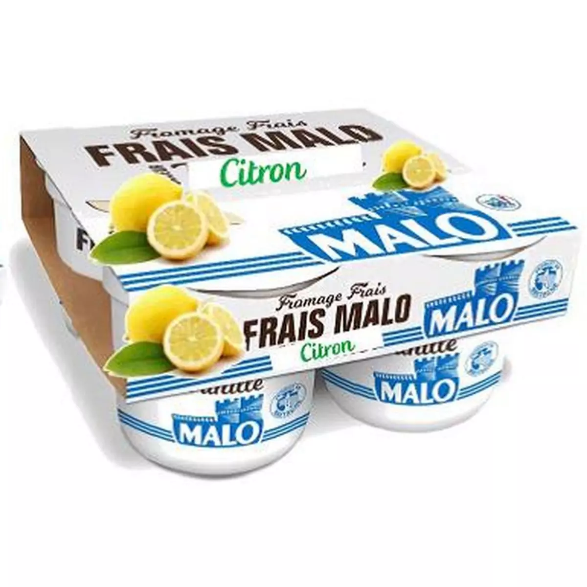 MALO Fromage frais au citron de Sicile 4x100g
