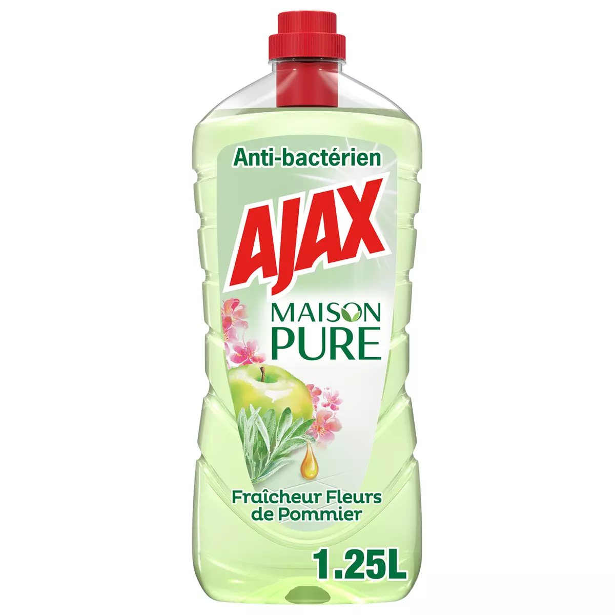 AJAX Nettoyant ménager multi-surfaces anti-bactérien 1,25l