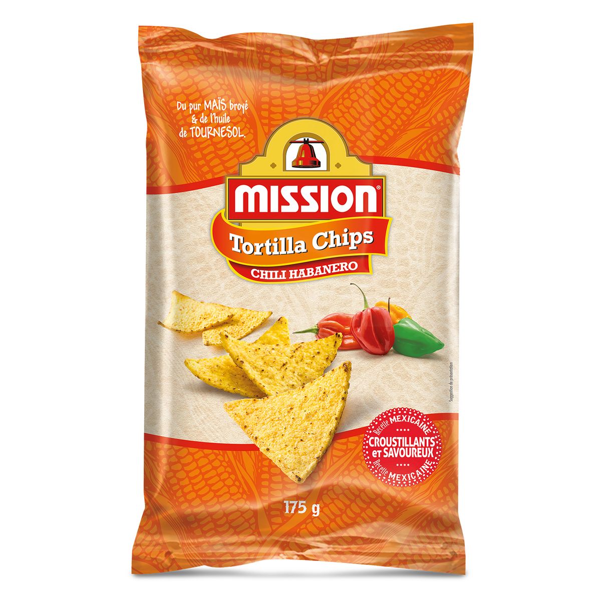 MISSION Tortillas de maïs saveur piment habanero 175g