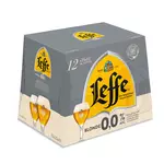 LEFFE Bière blonde sans alcool 0.0% bouteilles 12x25cl