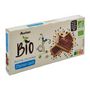 Voir la diapositive 2 : AUCHAN BIO Barres au chocolat fourrées au lait 6 biscuits 125g