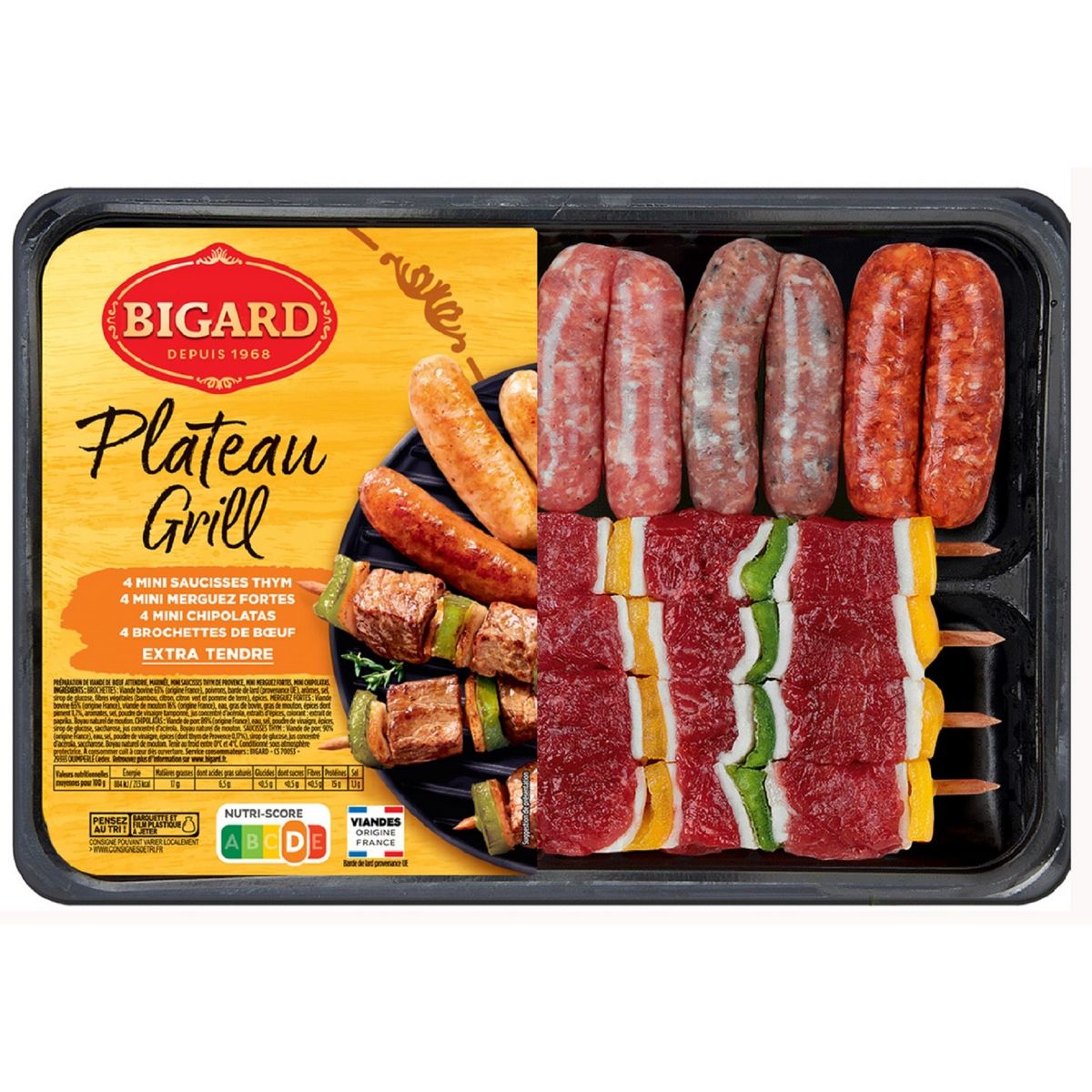 BIGARD Plateau Grill Assortiment 170g