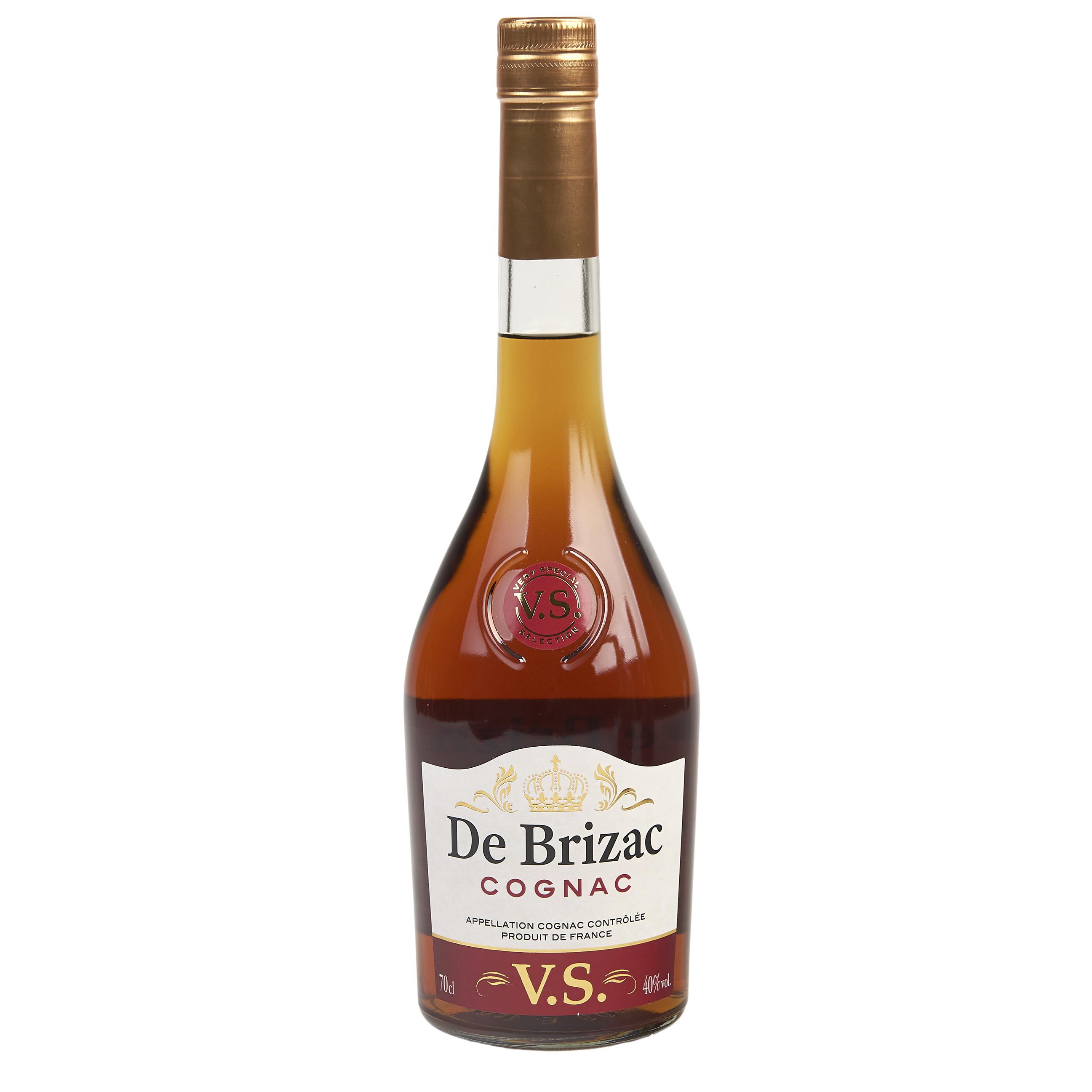 Voir la diapositive 2 : DE BRIZAC Cognac V.S. 40% 70cl