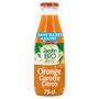Voir la diapositive 2 : JARDIN BIO ETIC Jus d'orange carotte et citron bio 75cl