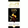 LINDT Excellence tablette de chocolat noir orange 100% cacao 1 pièce 50g