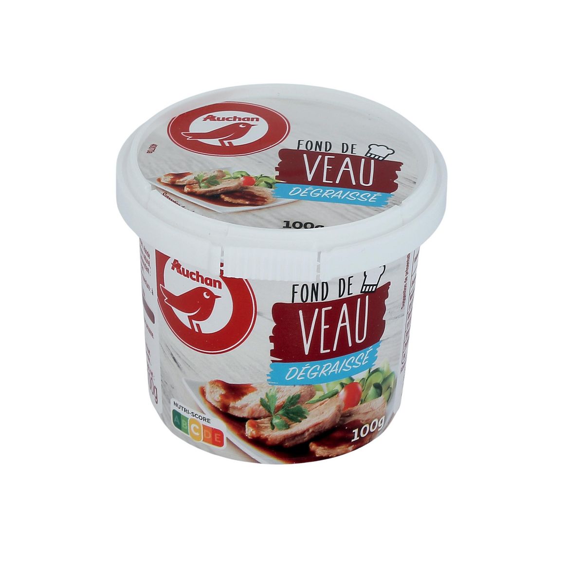 AUCHAN Fond de veau dégraissé avec bec verseur 100g