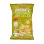 Voir la diapositive 2 : AUCHAN Chips ondulées saveur moutarde pickles 135g