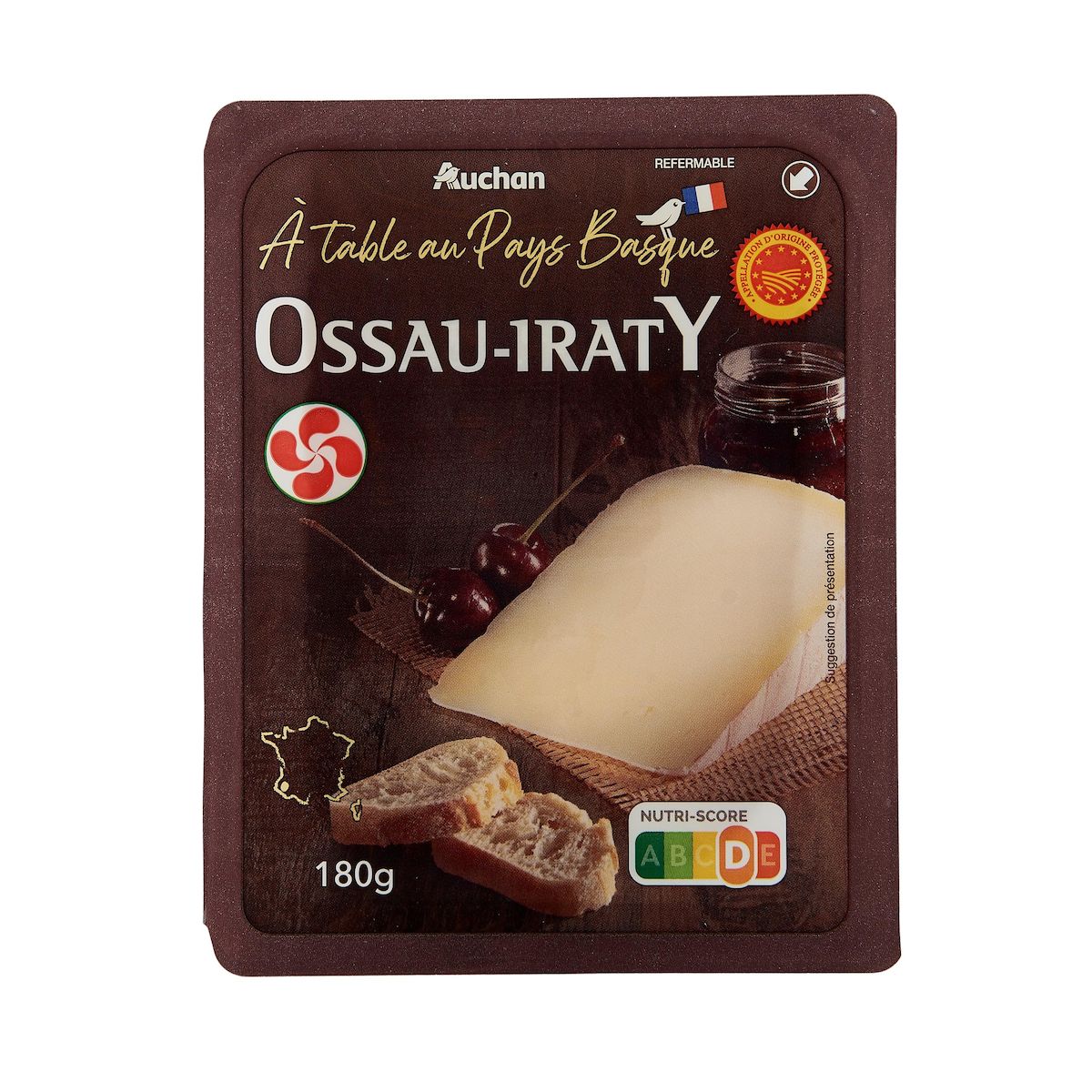 AUCHAN TERROIR Ossau Iraty AOP 180g