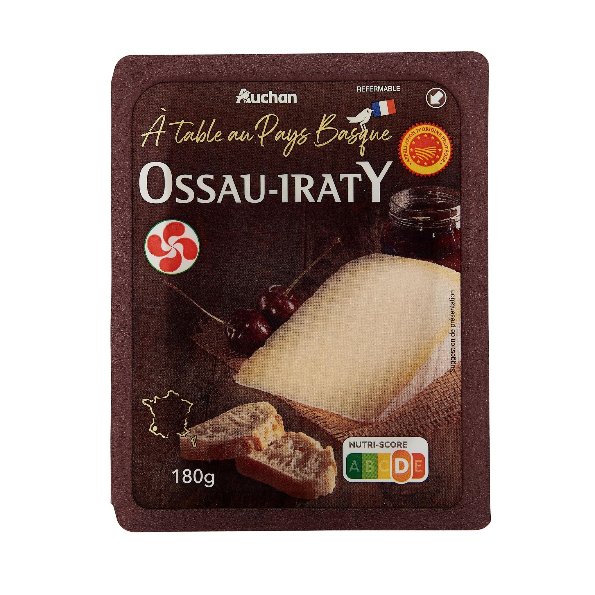 Voir la diapositive 3 : AUCHAN TERROIR Ossau Iraty AOP 180g