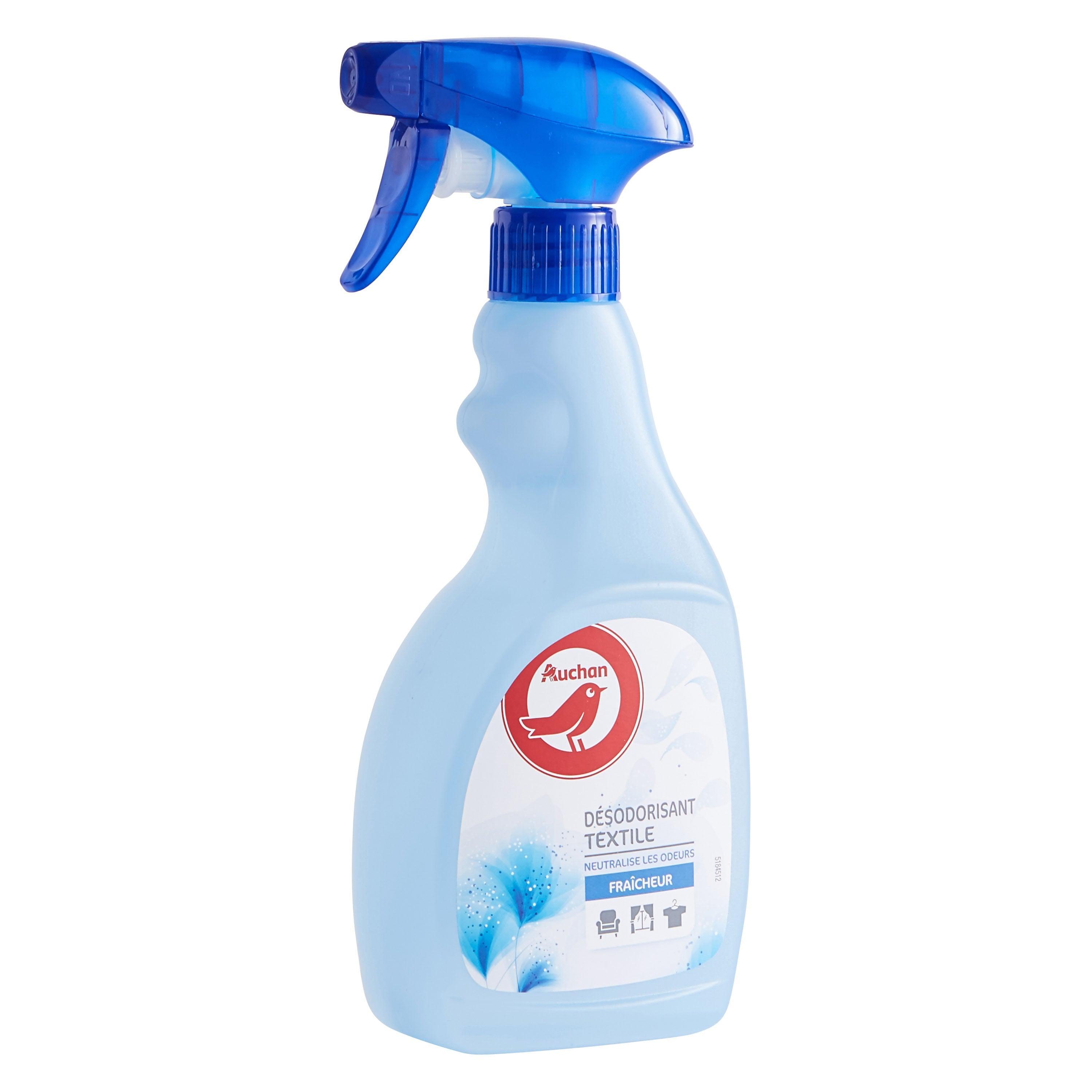 Voir la diapositive 2 : AUCHAN Spray désodorisant textile anti-odeurs 500ml
