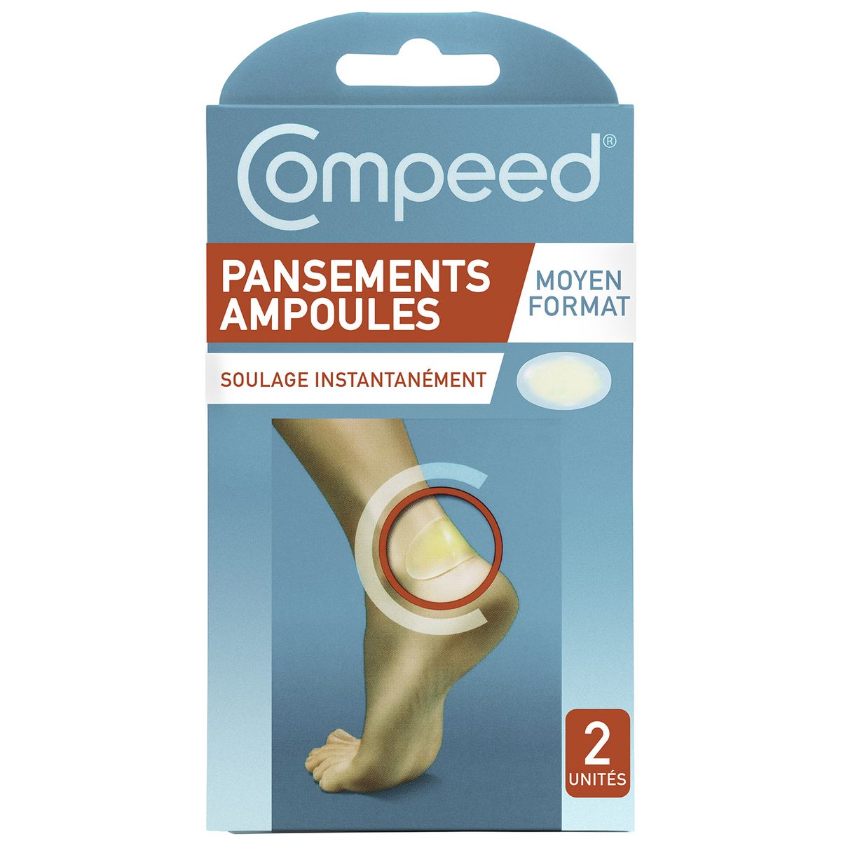 COMPEED Pansements pour ampoule moyen format 2 pansements