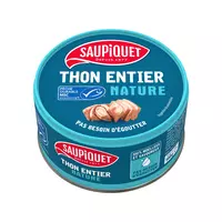 Morceaux de thon au naturel - Auchan - 0.13 kg