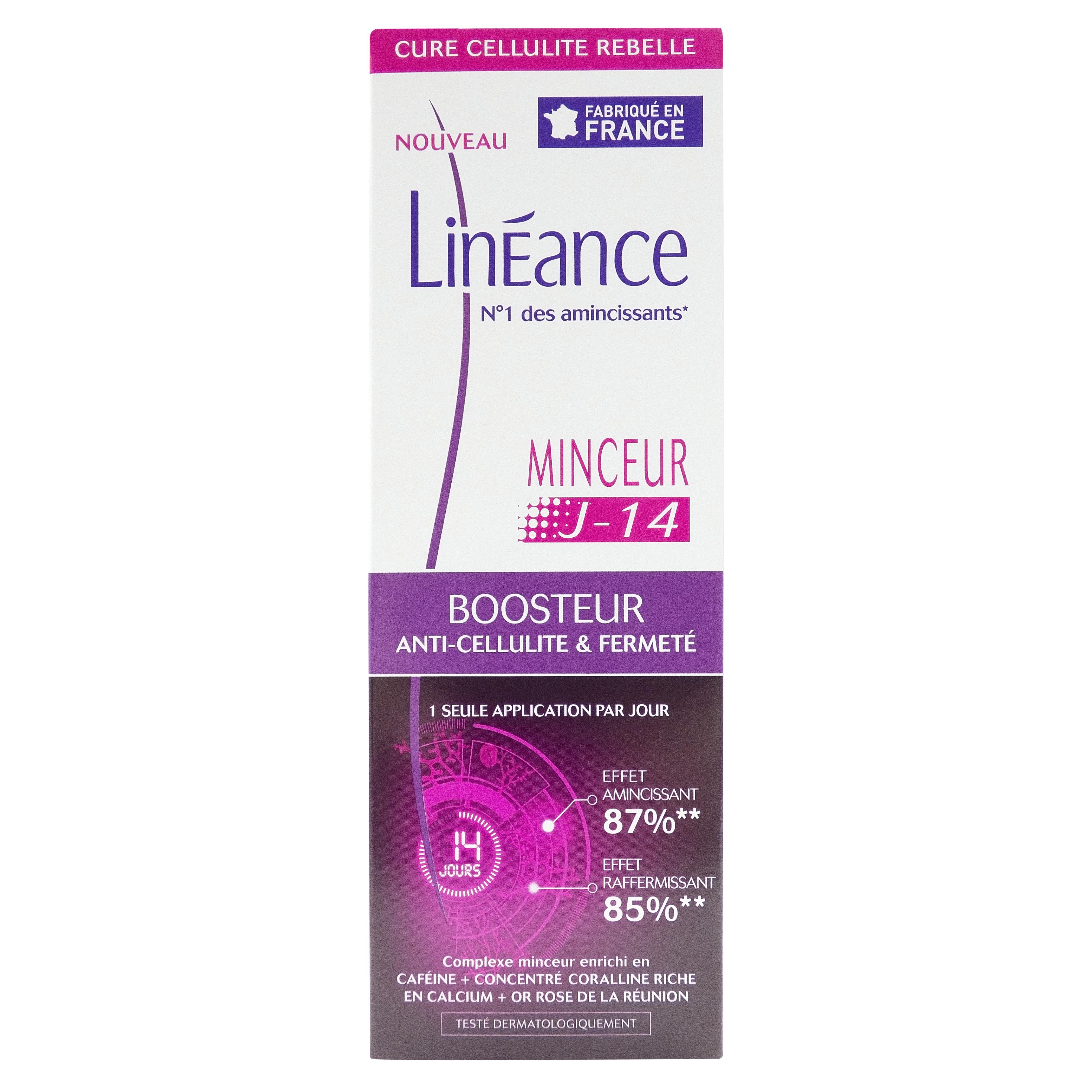 Voir la diapositive 2 : LINEANCE Minceur J-14 Boosteur anti-cellulite et fermeté 180ml