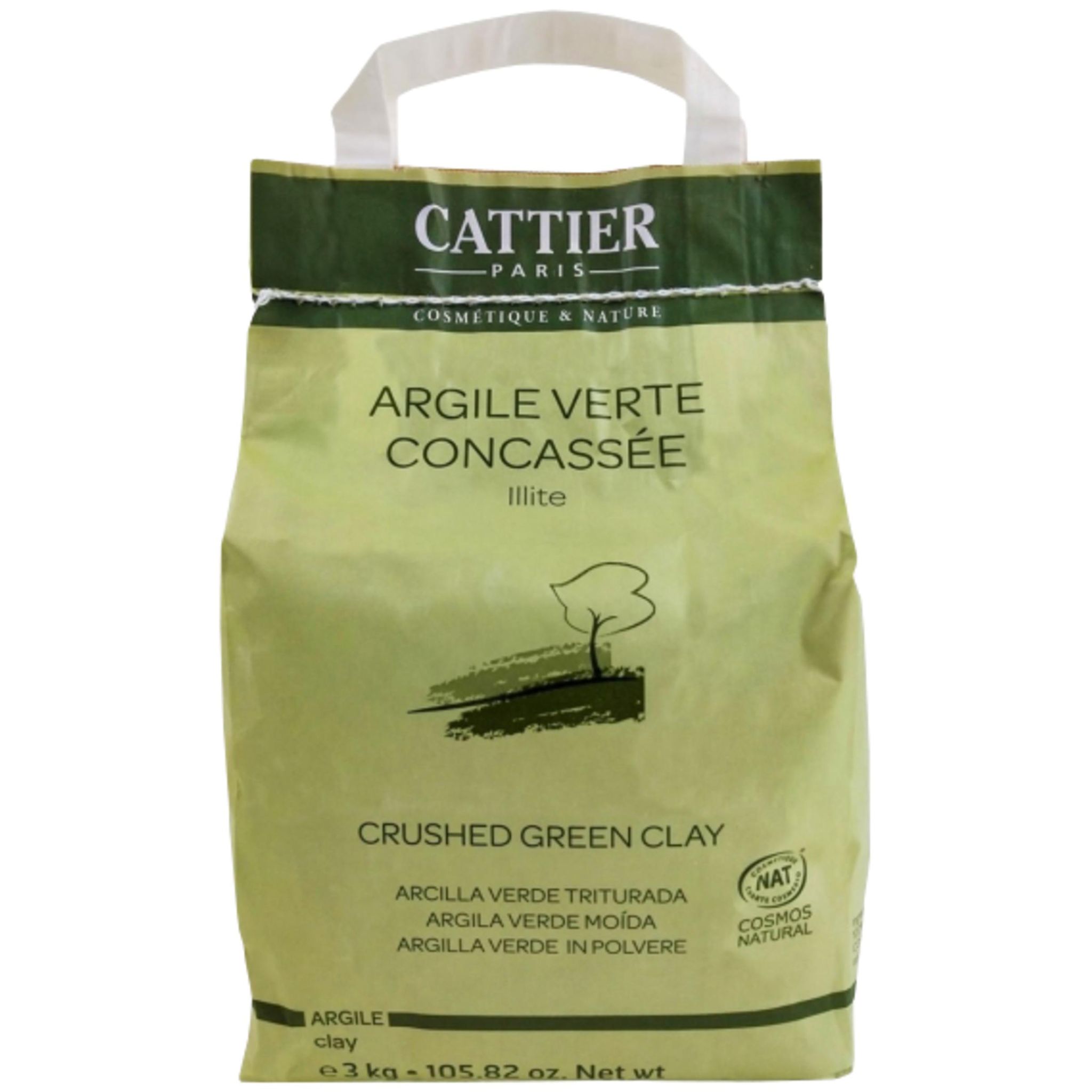 CATTIER Argile verte concassée 3kg