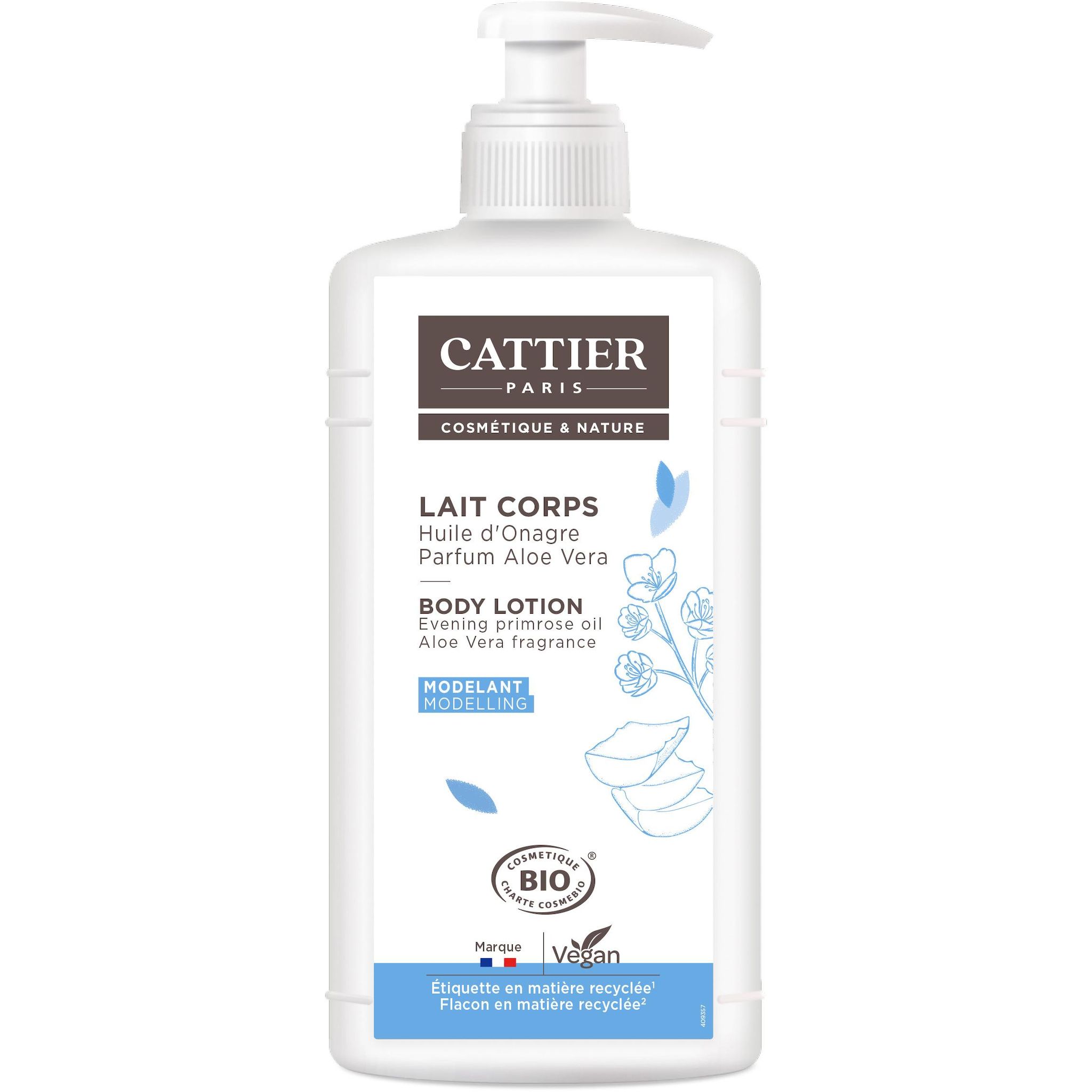 CATTIER Lait corps modelant bio 500ml