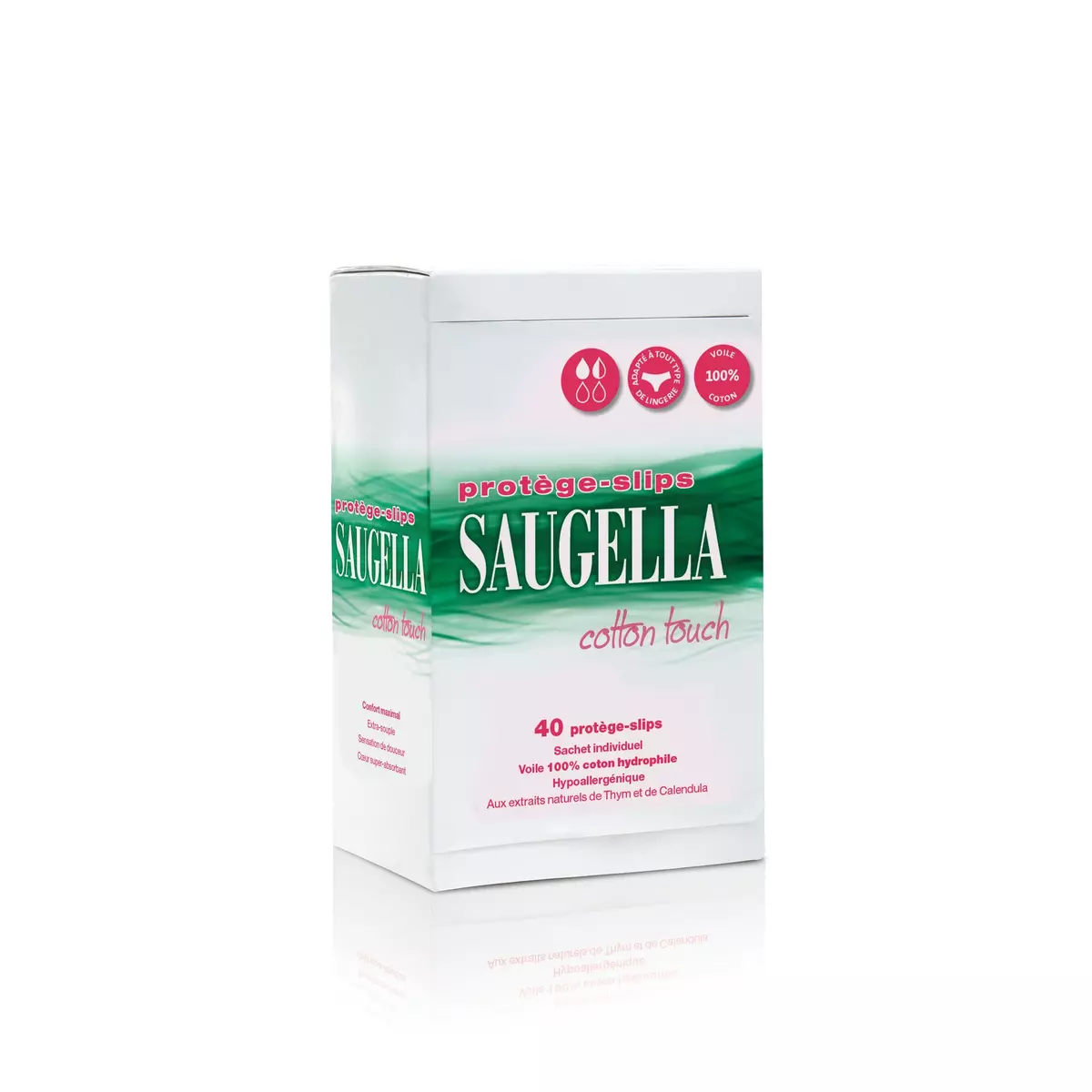 SAUGELLA Protège-slips cotton touch 40 protections