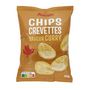 Voir la diapositive 2 : AUCHAN Chips crevettes saveur curry 50g