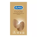 DUREX Nude Préservatifs ultra fins sensation peau contre peau 8 préservatifs