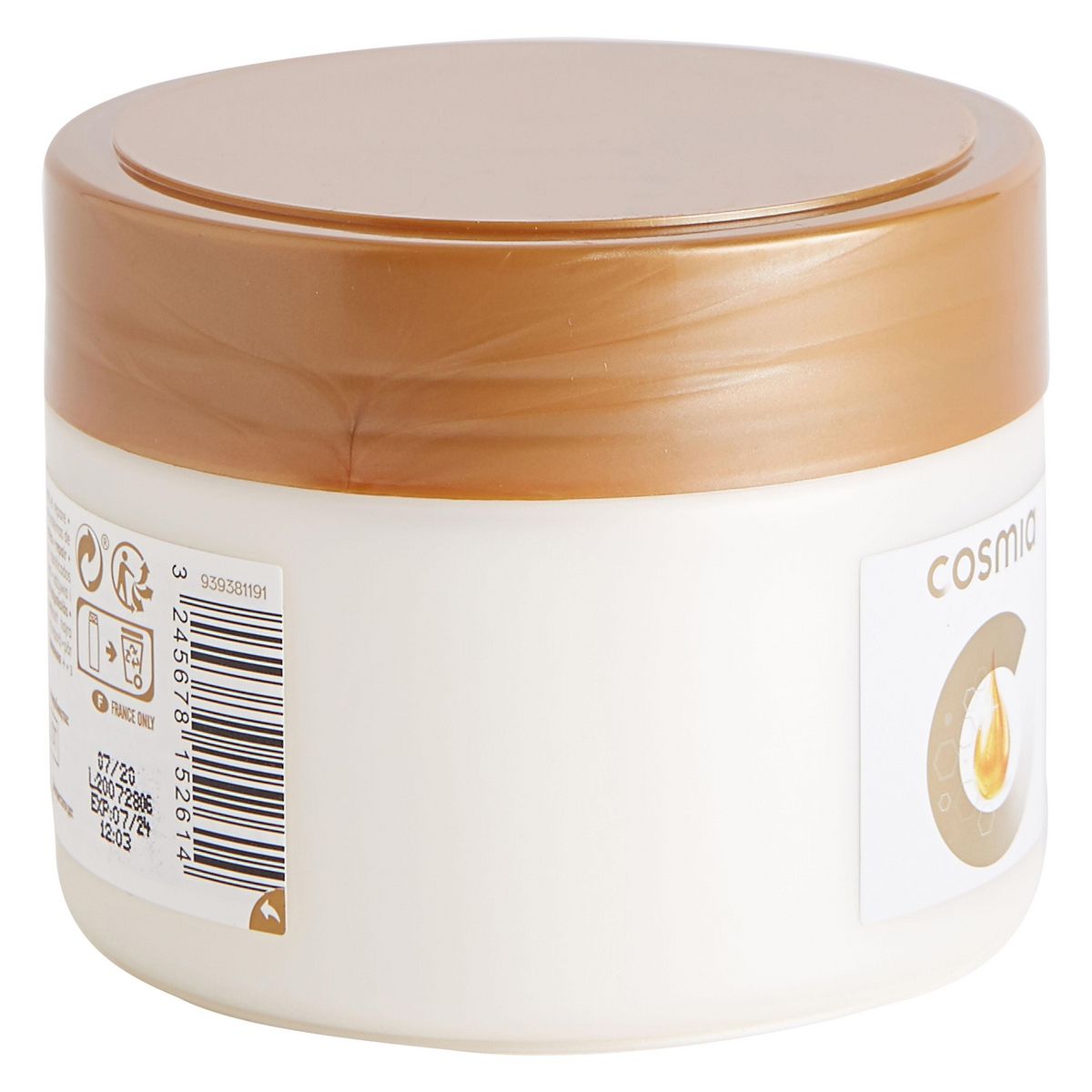 COSMIA Repair + masque nutritif aux protéines de blé pour cheveux secs ou abîmés 300ml