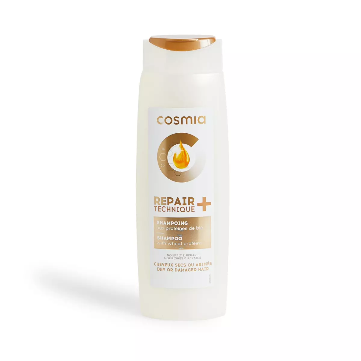 COSMIA Shampoing repair+ aux protéines de blé 400ml