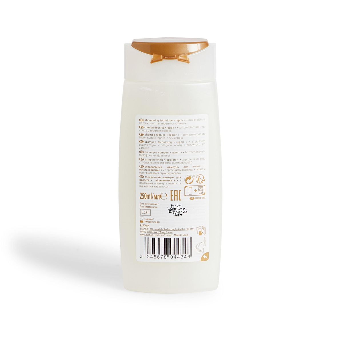 COSMIA Repair + technique shampooing aux protéines de blé cheveux secs ou abîmés 250ml