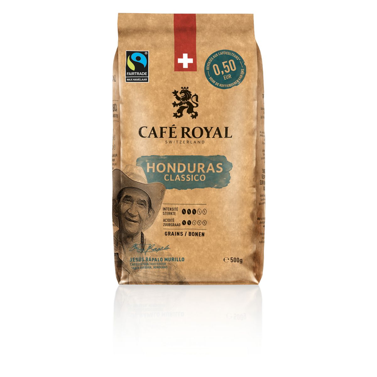 CAFE ROYAL Honduras classique Café en grains pur arabica 500g