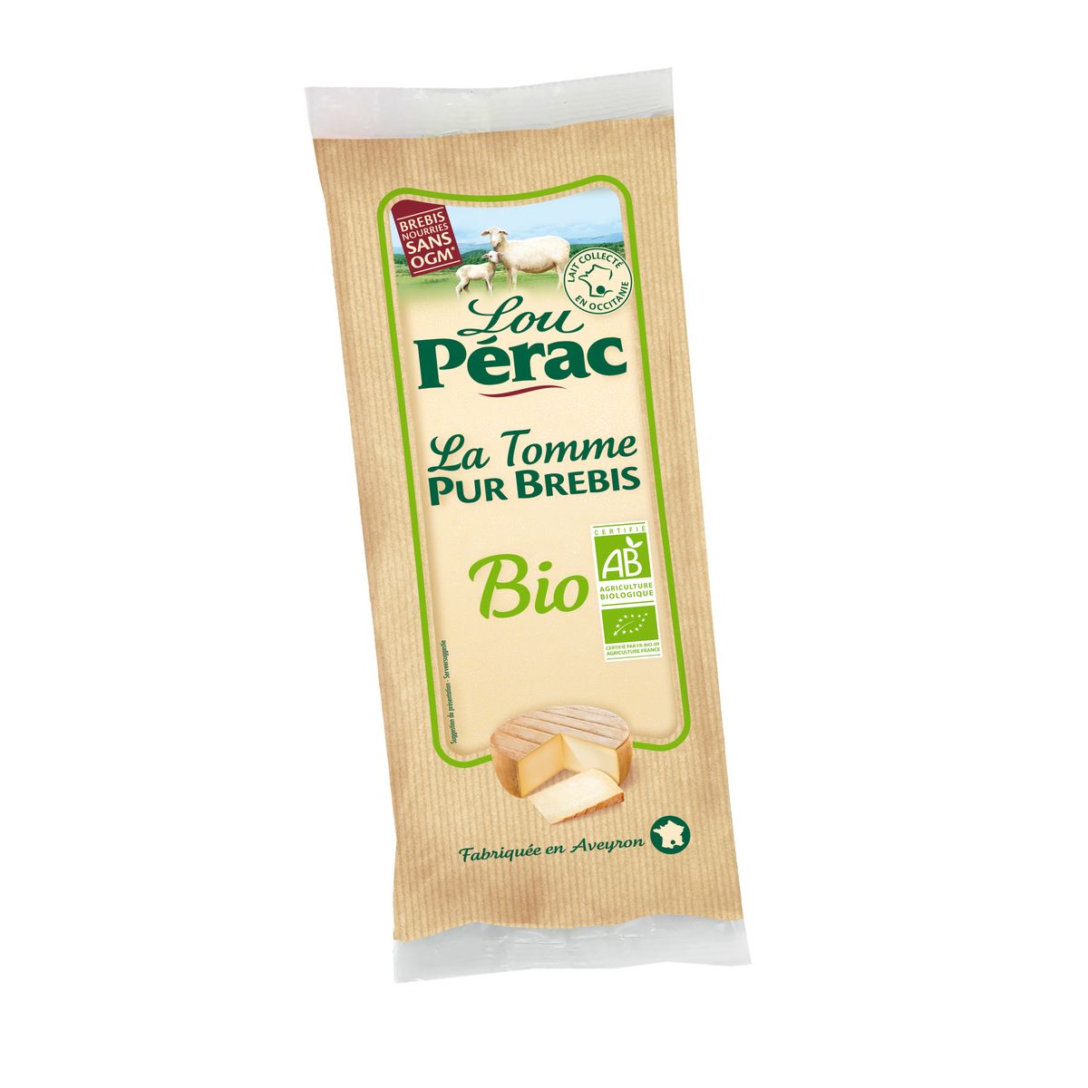 LOU PERAC La Tomme pur brebis bio  150g