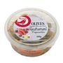 Voir la diapositive 2 : AUCHAN Olives vertes dénoyautées tendrement piquantes 150g