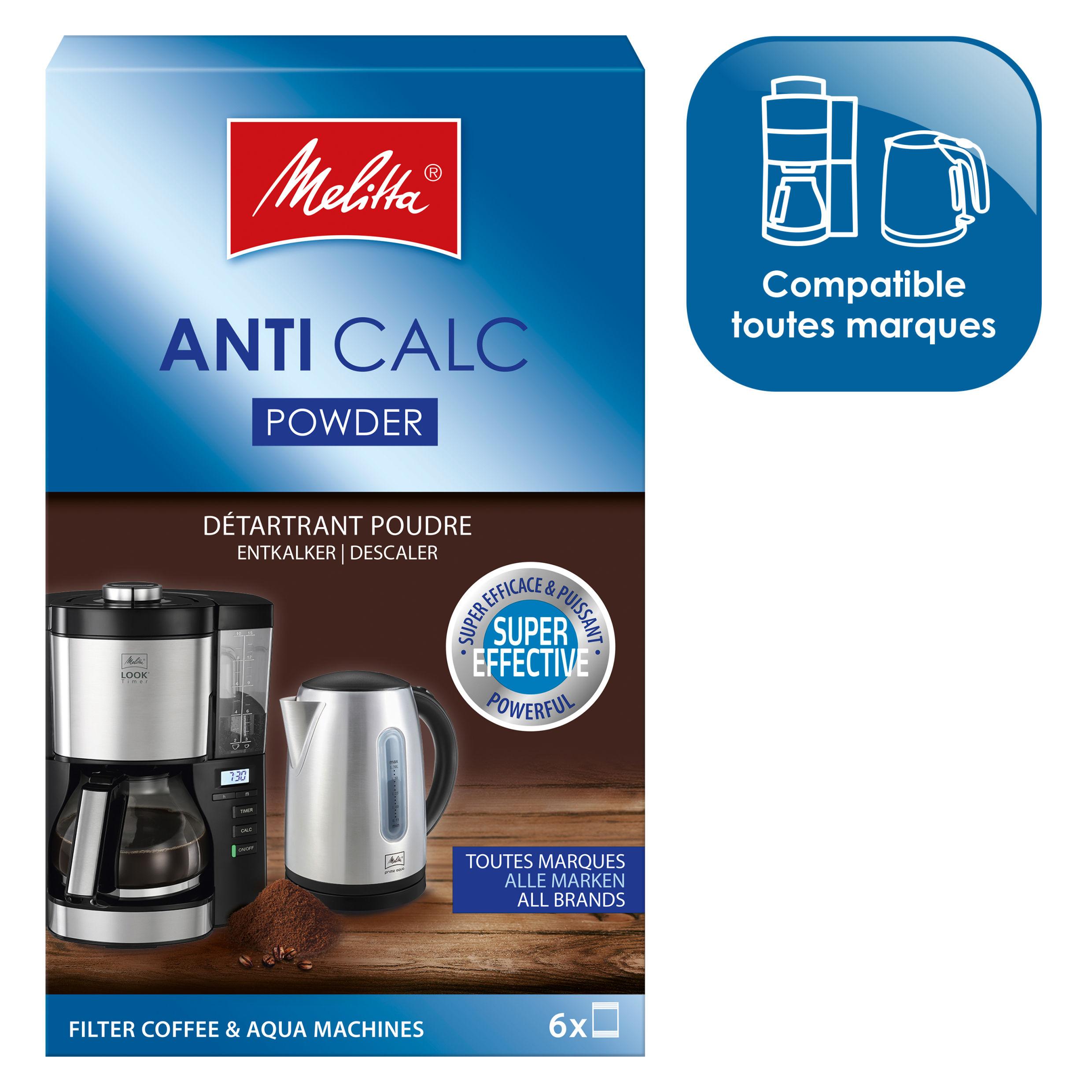 MELITTA Sachet de détartrant en poudre 6 doses 120g