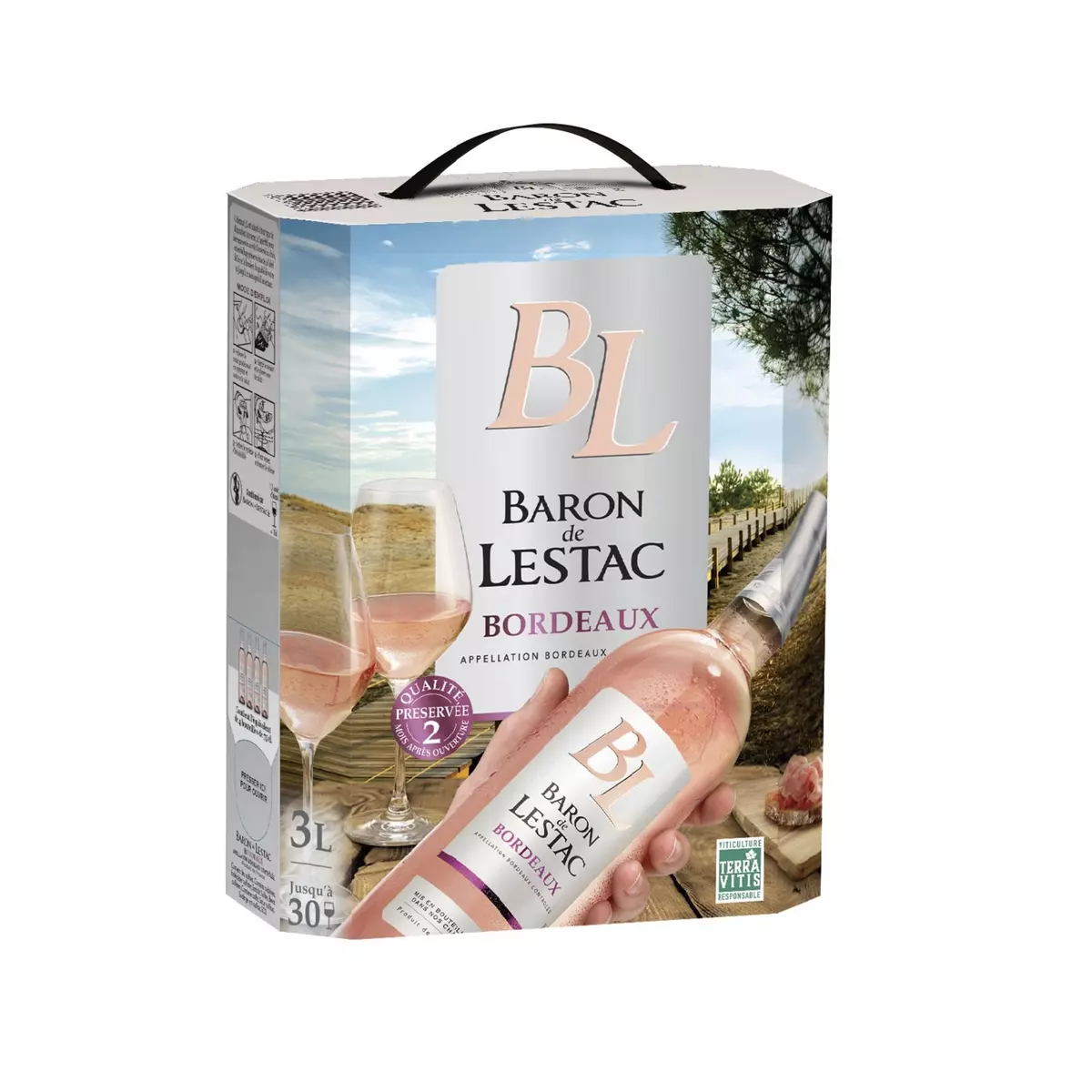 BARON DE LESTAC AOP Bordeaux rosé