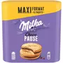 MILKA Choco pause biscuits fourrés au chocolat au lait 3 paquets  3x260g