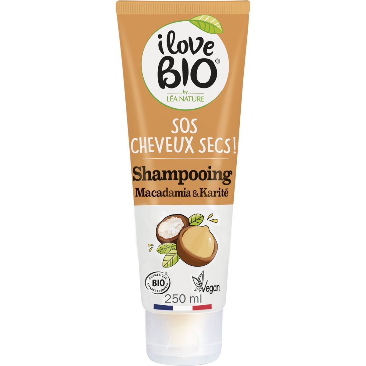I LOVE BIO Shampooing à l'huile de macadamia et karité 250ml