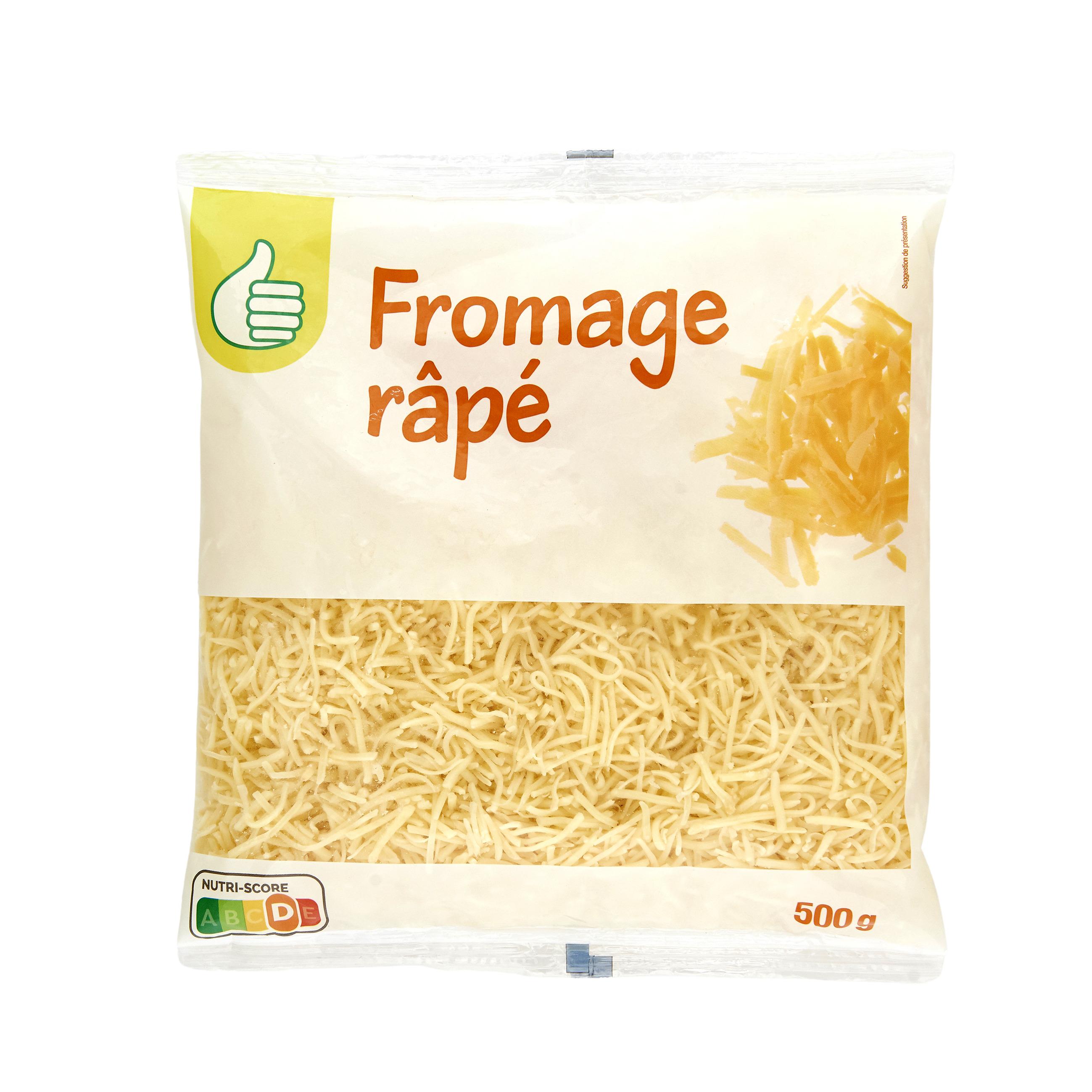 Voir la diapositive 2 : POUCE Fromage râpé 500g