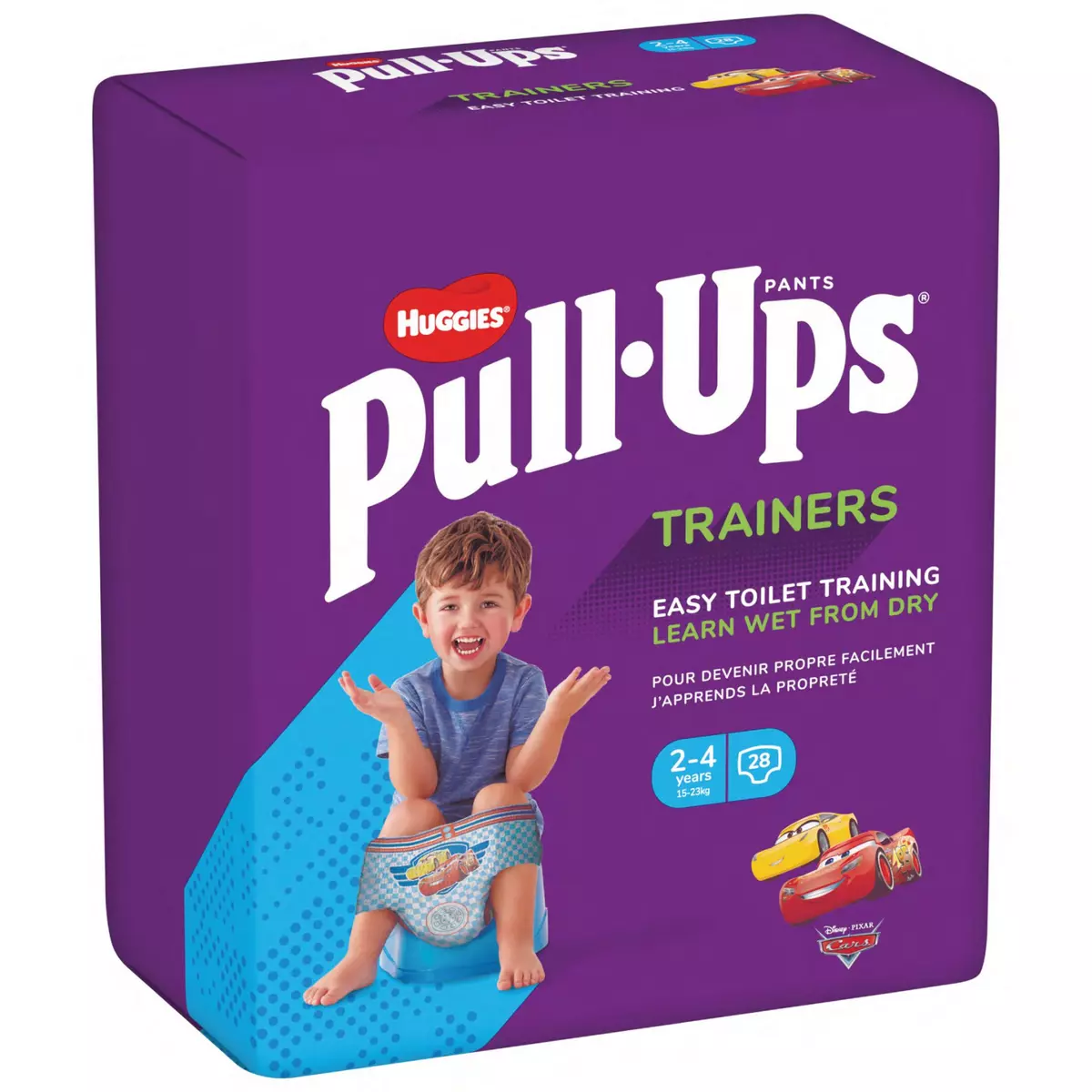 HUGGIES Pull-ups culottes d'apprentissage (15-23kg) 2-4 ans garçon