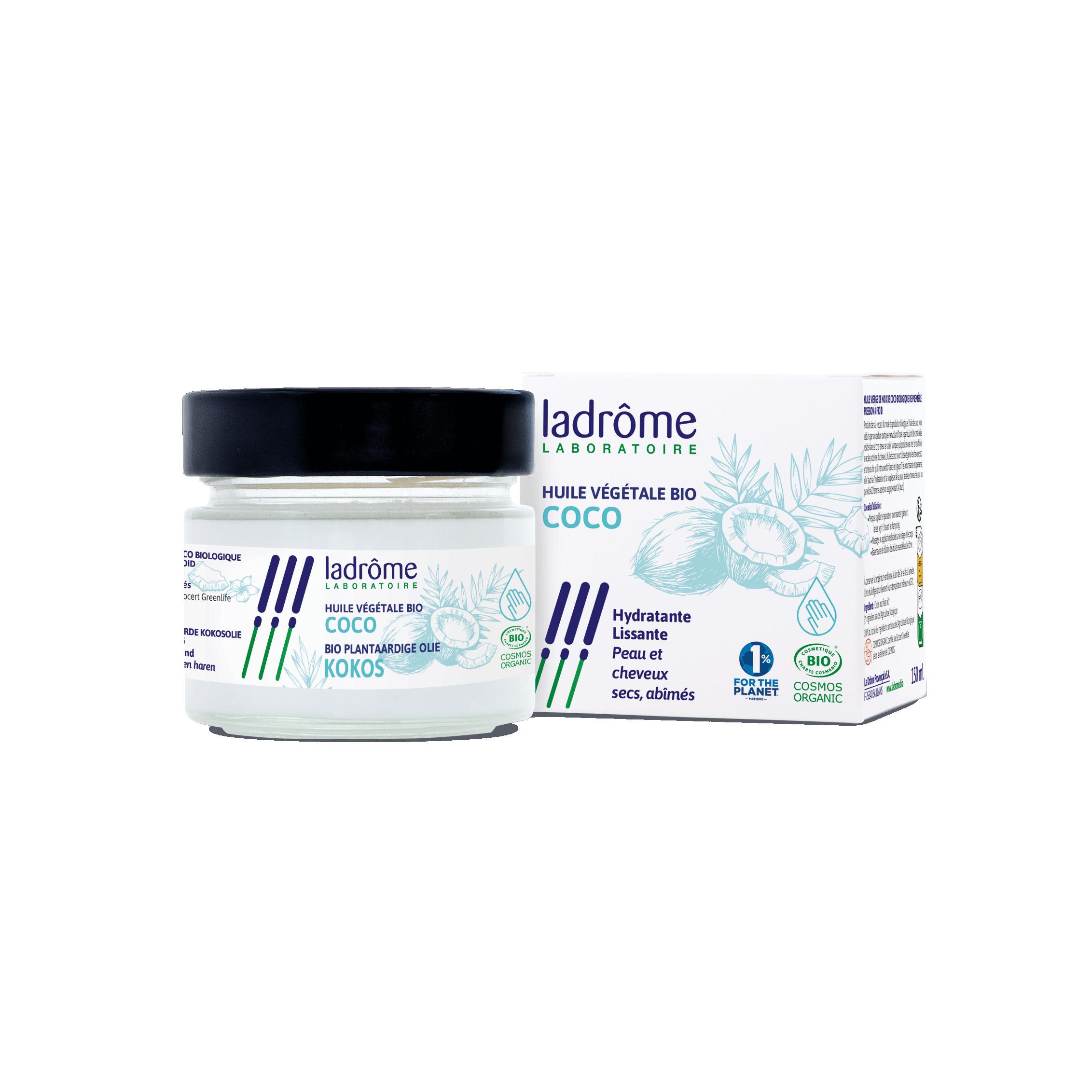 LADROME Huile végétale de coco bio 150ml
