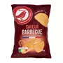 AUCHAN Chips ondulées saveur barbecue 135g