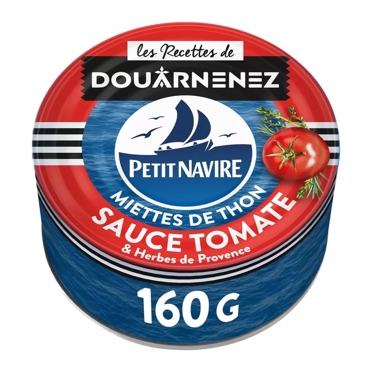 PETIT NAVIRE Miettes de thon tomates herbes de Provence 160g