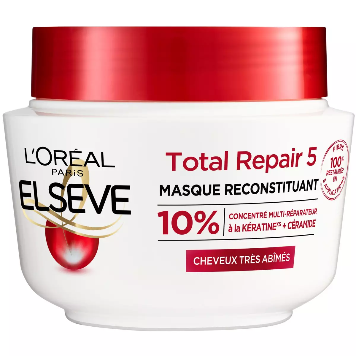ELSEVE Total repair 5 masque reconstituant cheveux très abîmés 310ml