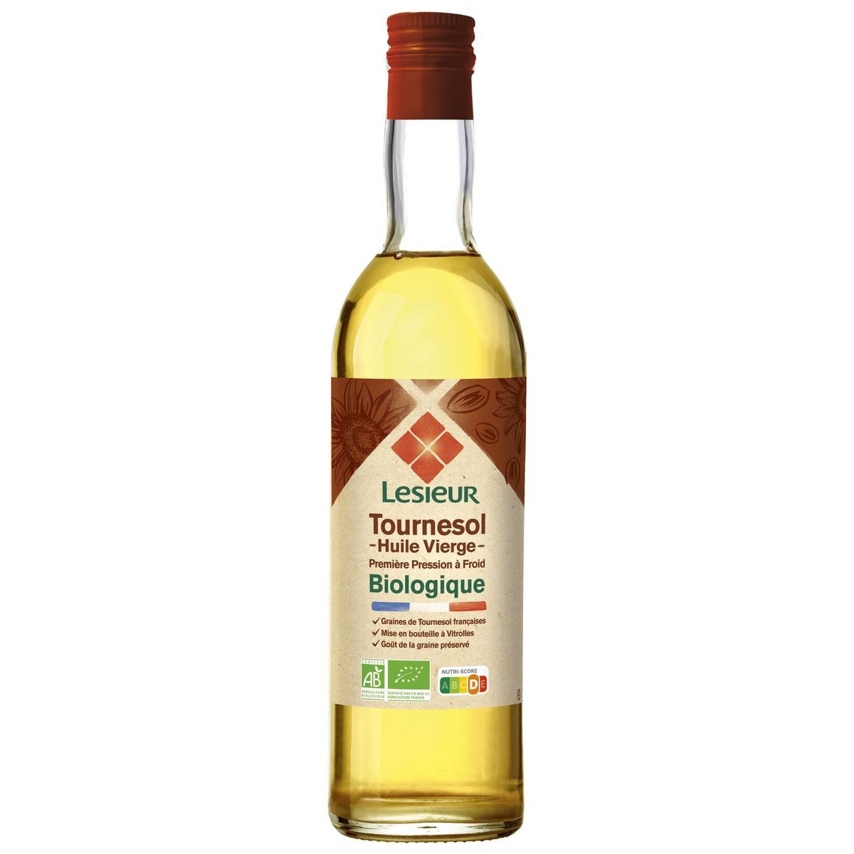 LESIEUR Huile de tournesol bio 50cl